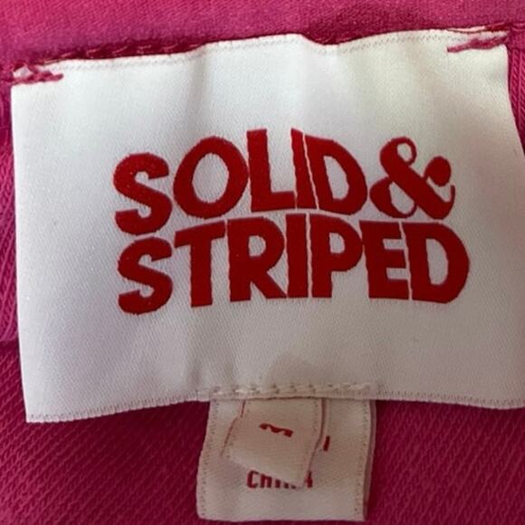 Solid & Striped Bailey Pink Jersey Sleeveless Cutout Mini A-Line Tank Dress M - Picture 4 of 5